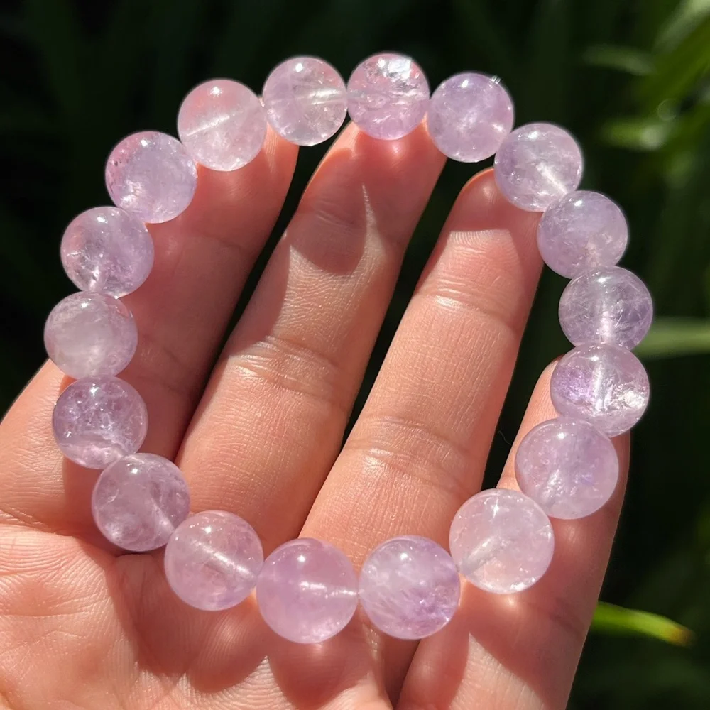 11mm stretchable lavender amethyst bracelet‎ 0249